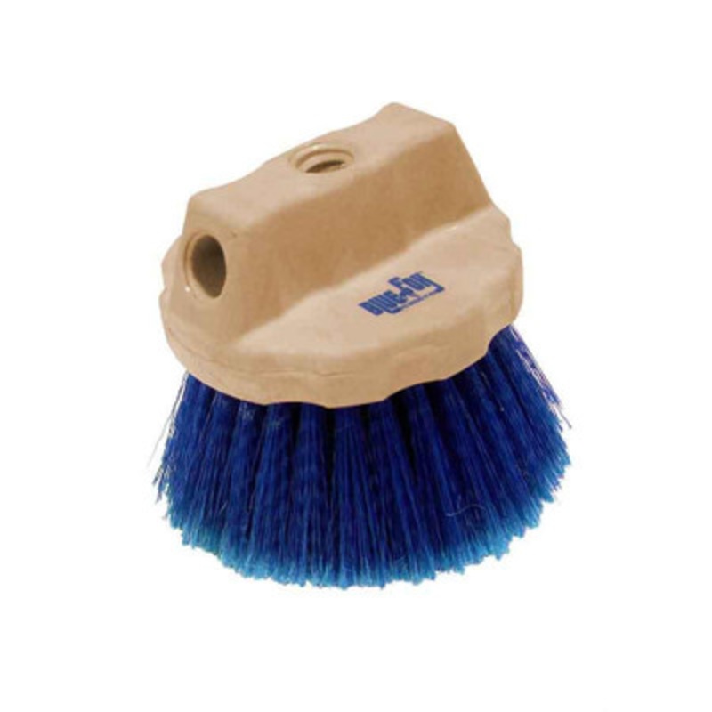 Wash Applicator Brush, Blue Fiber 4in Round