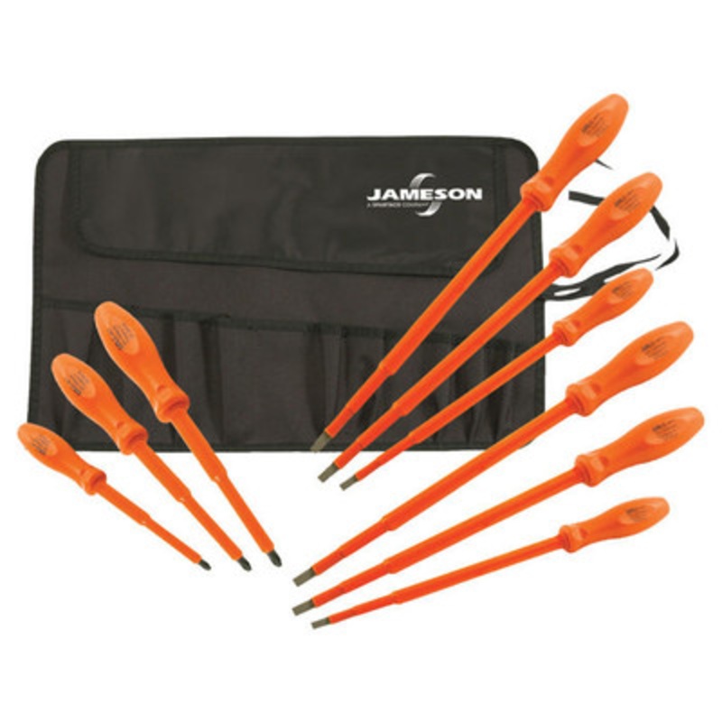 1000V Insulated ScrewDriver Set, 9-Piece