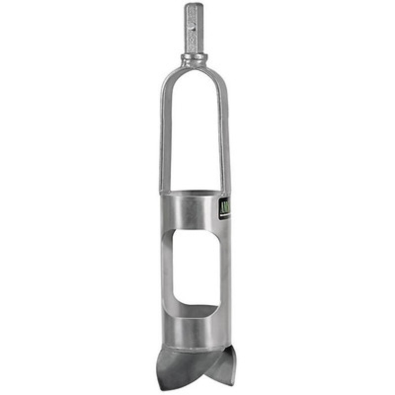 1-3/4in Stainless Steel Mud Auger, Quick Connect