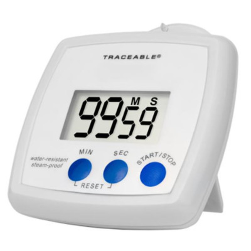 Water-Resistant/Steam-Proof Traceable Timer