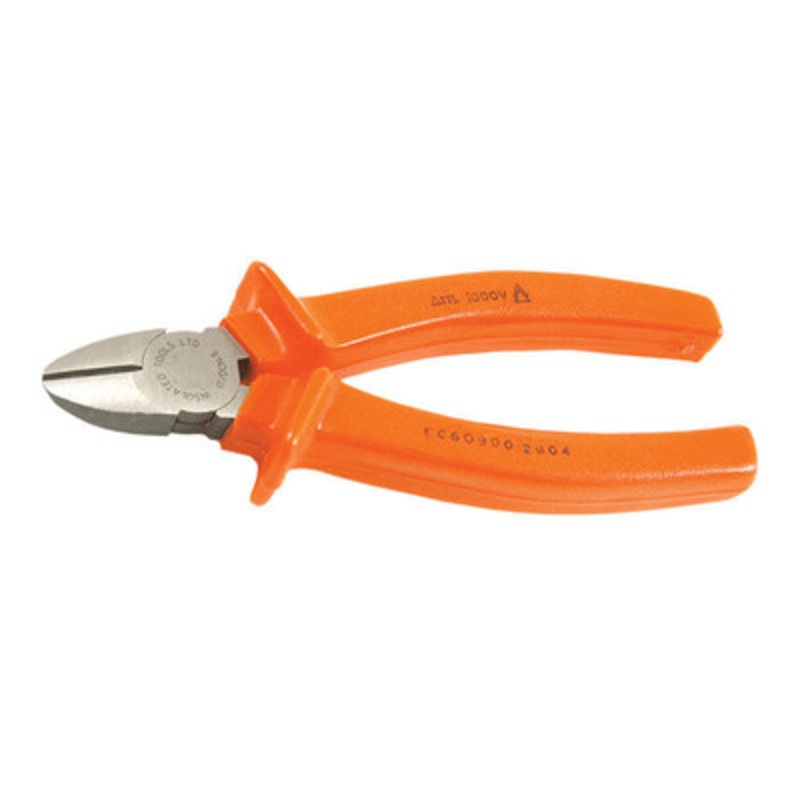 1000V Insulated Side-Cutting Pliers, 6-1/4in
