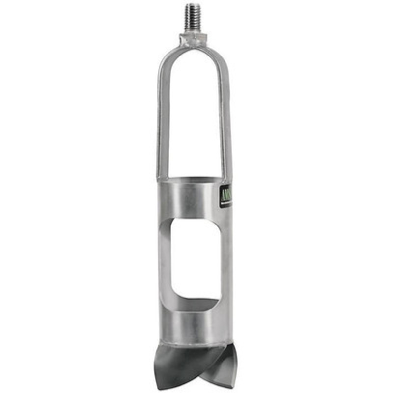 1-1/2in Stainless Steel Mud Auger, 5/8in Thread