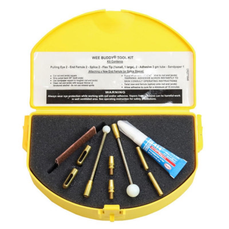 Wee Buddy Fiberglass Fish Tape Accessory Kit, 1/8in