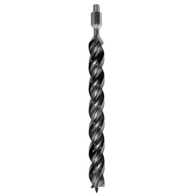 1-1/2in x 18in Triple Lead Flighted Auger, 5/8in Thread