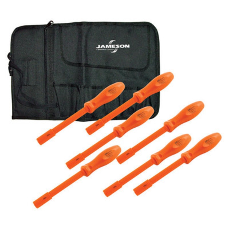 1000V Insulated Nut Driver Set, 7-Piece