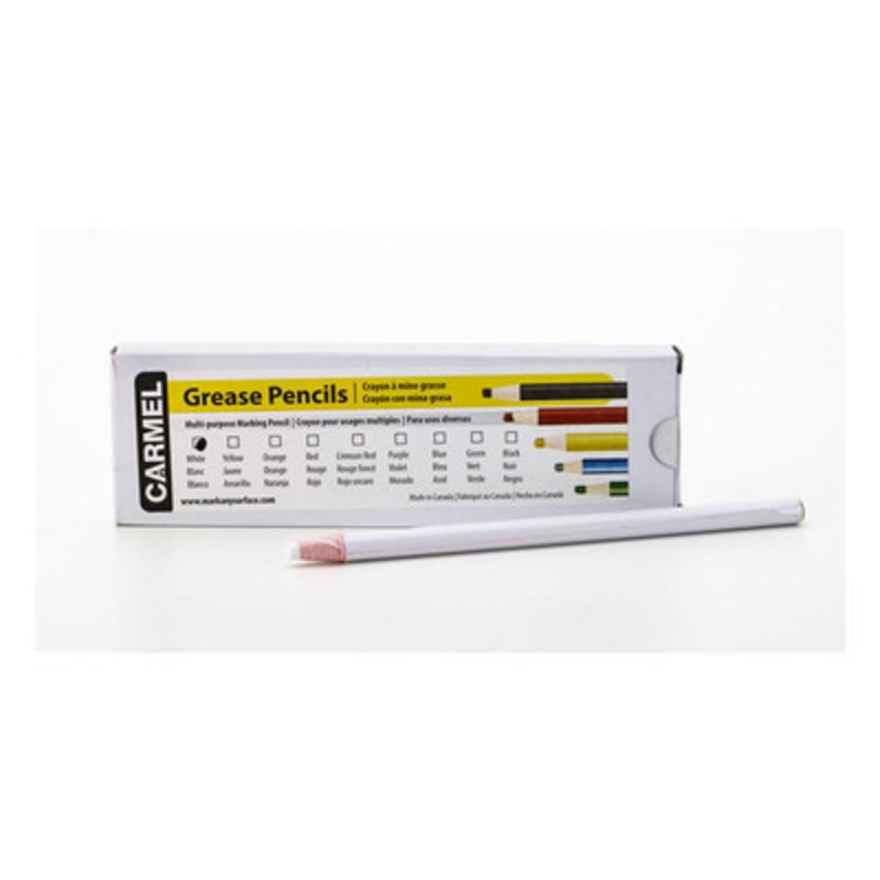 White Pencil China Markers (12/Box)