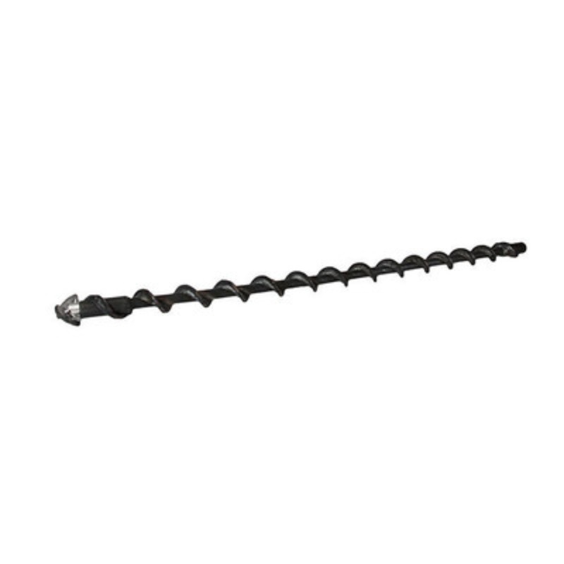 1-1/2in x 3ft Lead Auger with Hard Surfaced Tip, 5/8in Thread