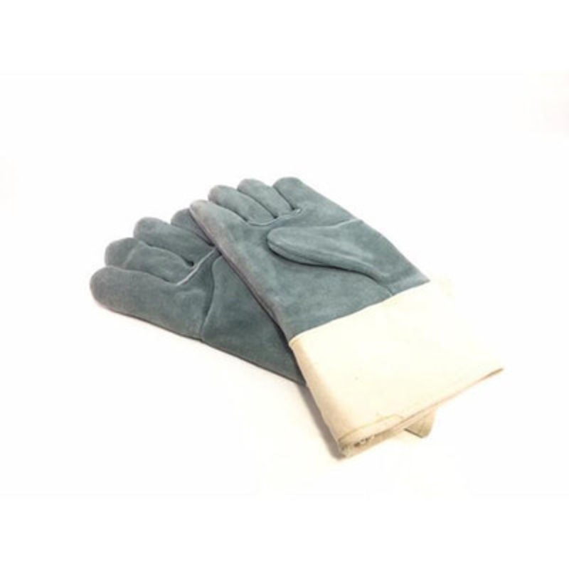 Welding Gloves, Suede Leather, Wool Lined, Large