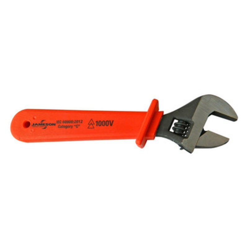 1000V Insulated Adjustable Wrench, 15in