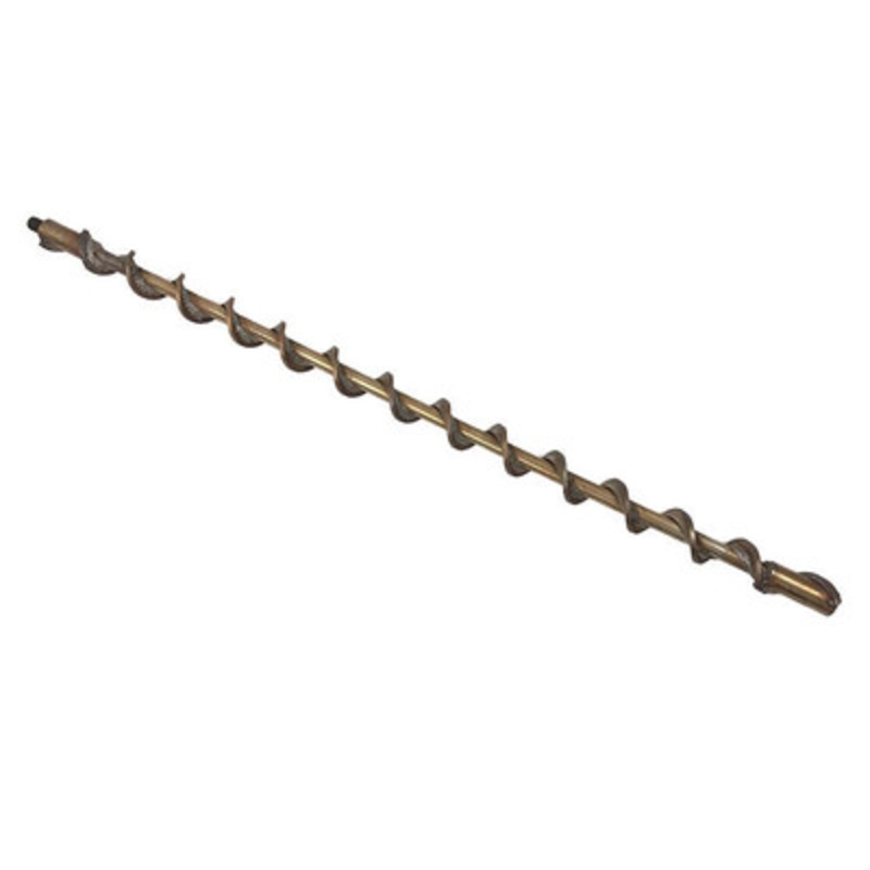 1-1/2in x 3ft SS Flighted Extension, 5/8in Thread