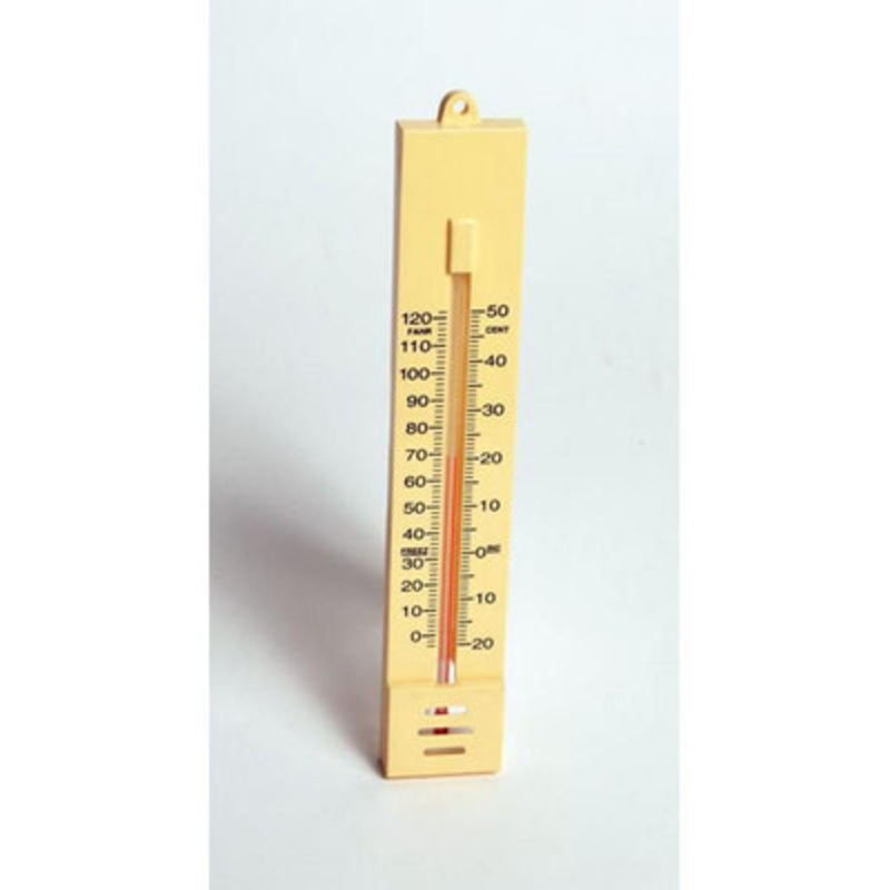 Wall Thermometer On Plastic Base