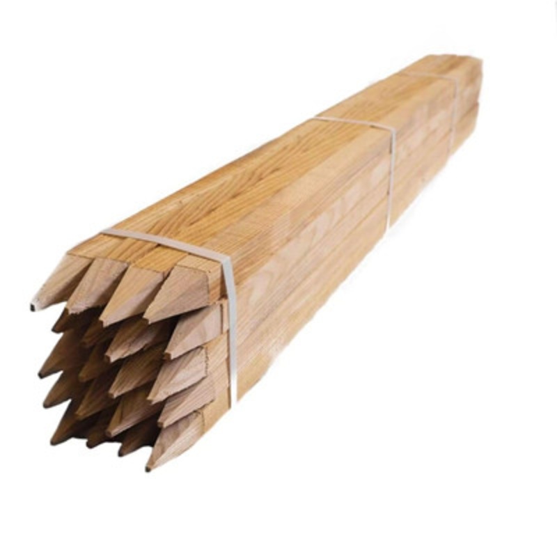 Wood Tree Stakes Supplier: Tree Stakes, 2in x 2in x 60in (300/Box)
