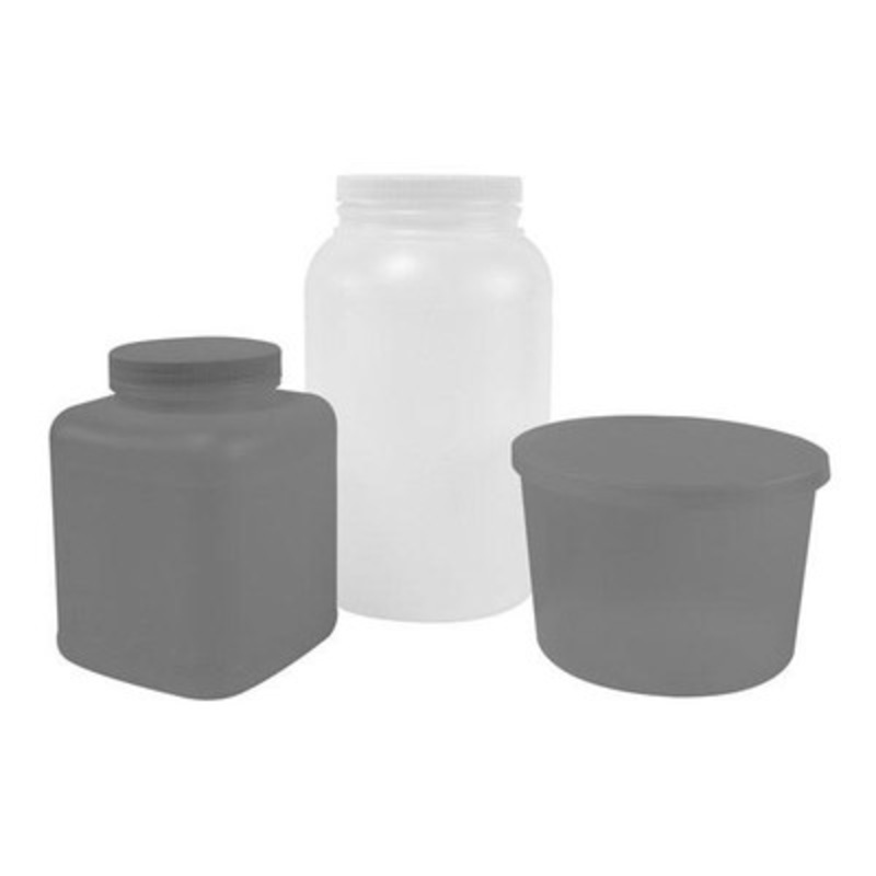 1 Gallon Container, Round with Screw-On Lid