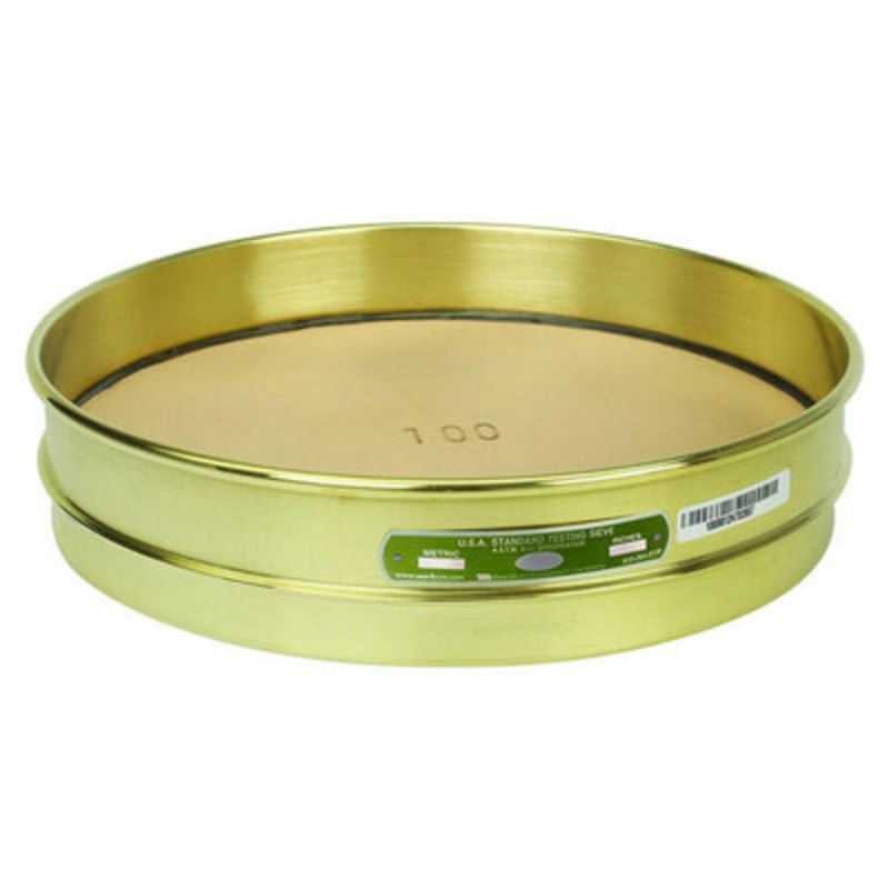 12in Diameter, Half Height, Brass Bottom Pan