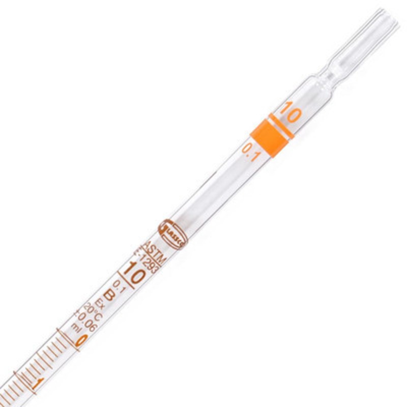 10ml Mohr Pipette Type Measuring, Orange