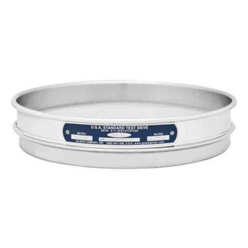 Gilson 6in Sieve, All Stainless, Half Height, #6